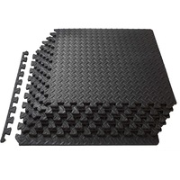 Eva Foam - Gym Flooring Puzzle Mats - Black