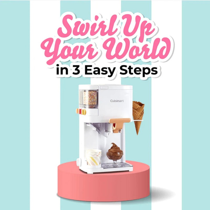 Buy Cuisinart Soft Serve Ice Cream Maker ICE48XA MyDeal