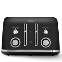 Sunbeam Alinea 4 Slice Toaster Black Classics TA2740K