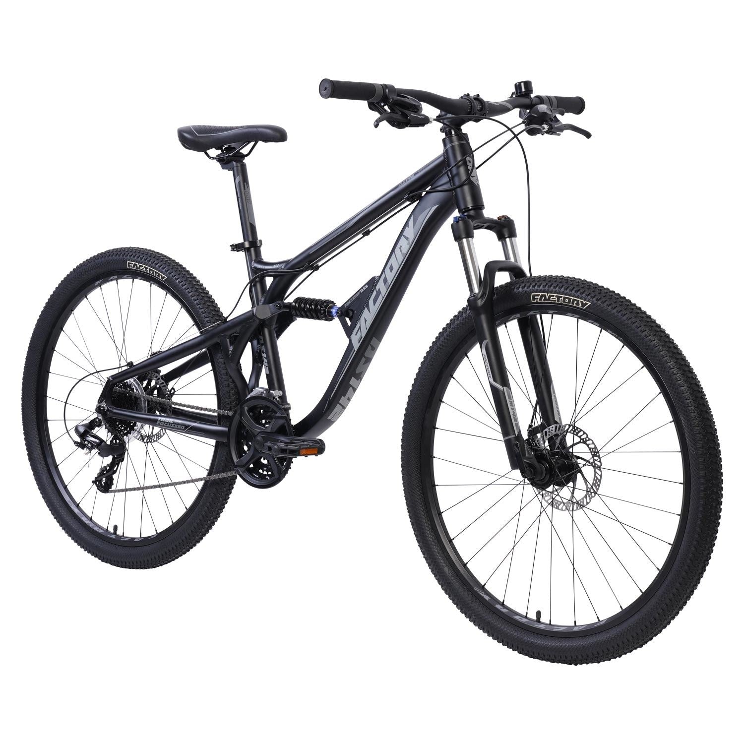 Buy Factory M142 27.5 Dual Suspension MTB Black MyDeal