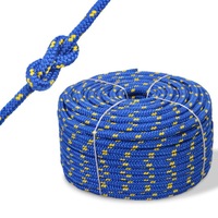 10mm Marine Dock Rope Sailing Boat Rigging Accessory 50m Blue Weather Resistant