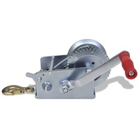 2500Ibs Hand Winch For Trailer Truck Camper Manual Puller Lifting Towing Tool