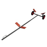 4.6M Boat Trailer Folding Launching Trolley Dinghy Inflatable Wheels Tool 160kg