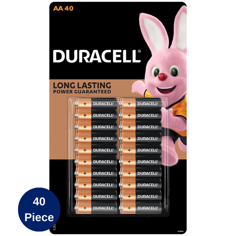 Duracell AA Alkaline Batteries, 40 Count 