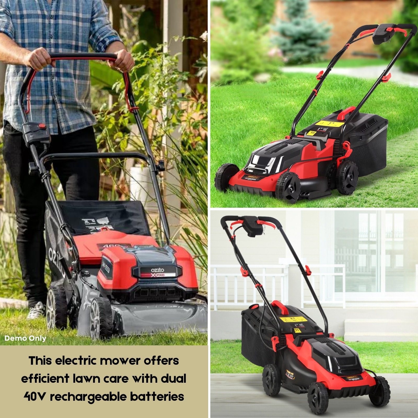 Rechargeable mower discount