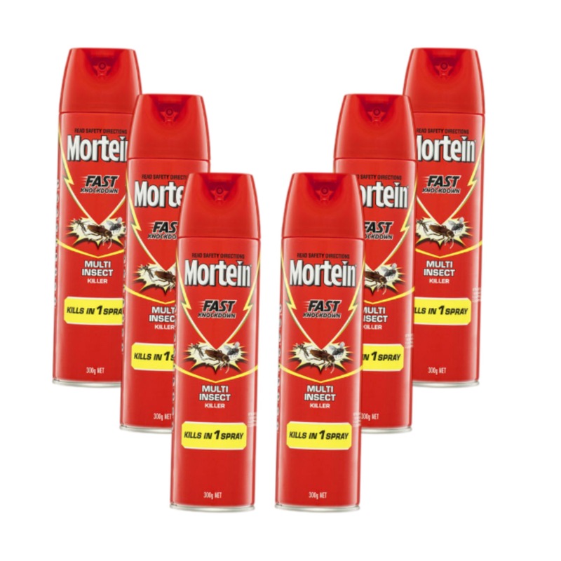 Buy 6 x 300g Mortein Fast Knockdown Multi Insect Killer Spray Mosquito