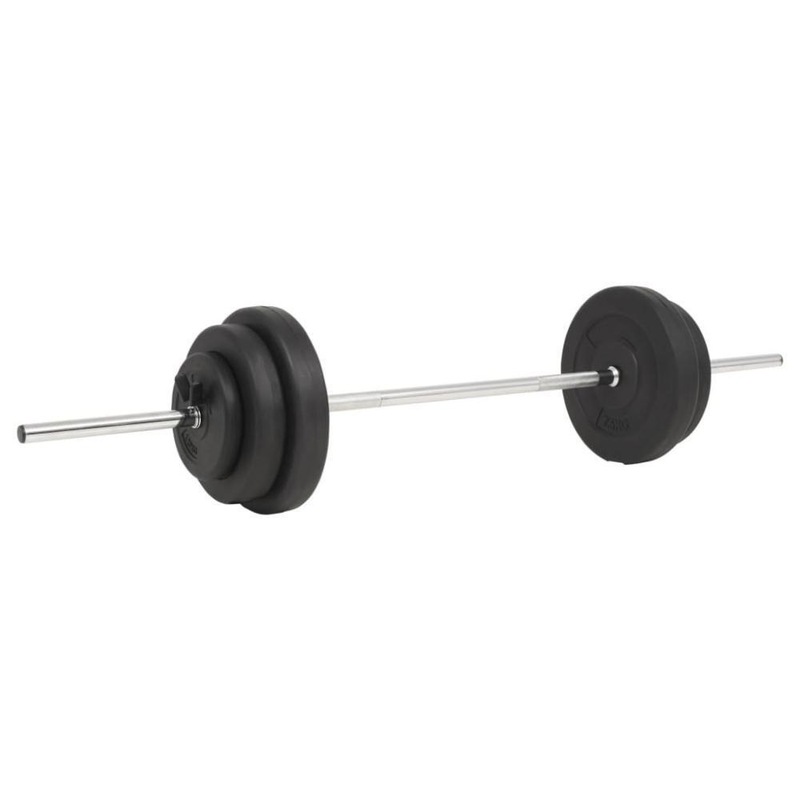 Barbell Set 30kg Dumbbell Plates Adjustable Weight Lifting Strength
