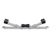 Boat Trailer Bottom Support Bracket with Keel Rollers Adjustable Max 800kgs