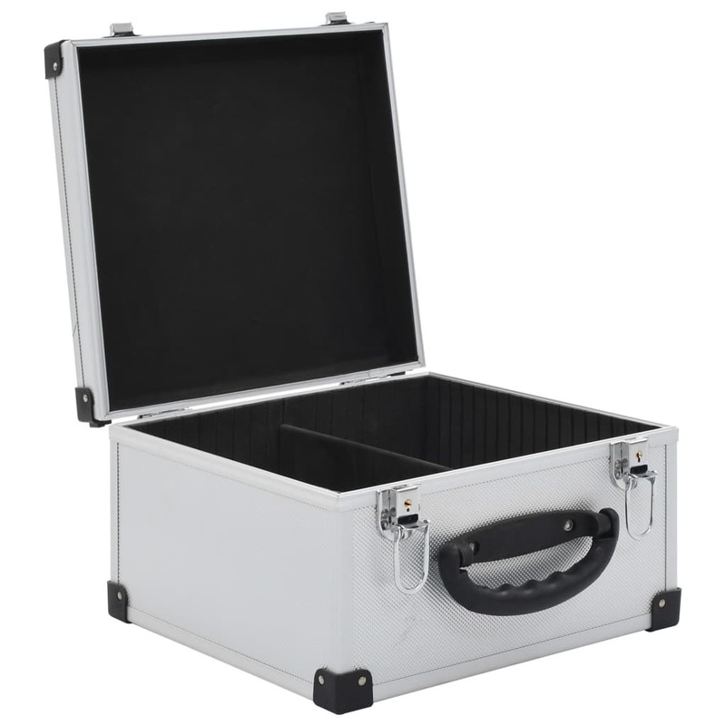 Buy Aluminium CD DVD Bluray Storage Case Box Lockable 40 Boxed Discs