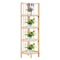 Corner Shelf Wooden Storage Unit Home Bathroom Freestanding Organiser Bookcase