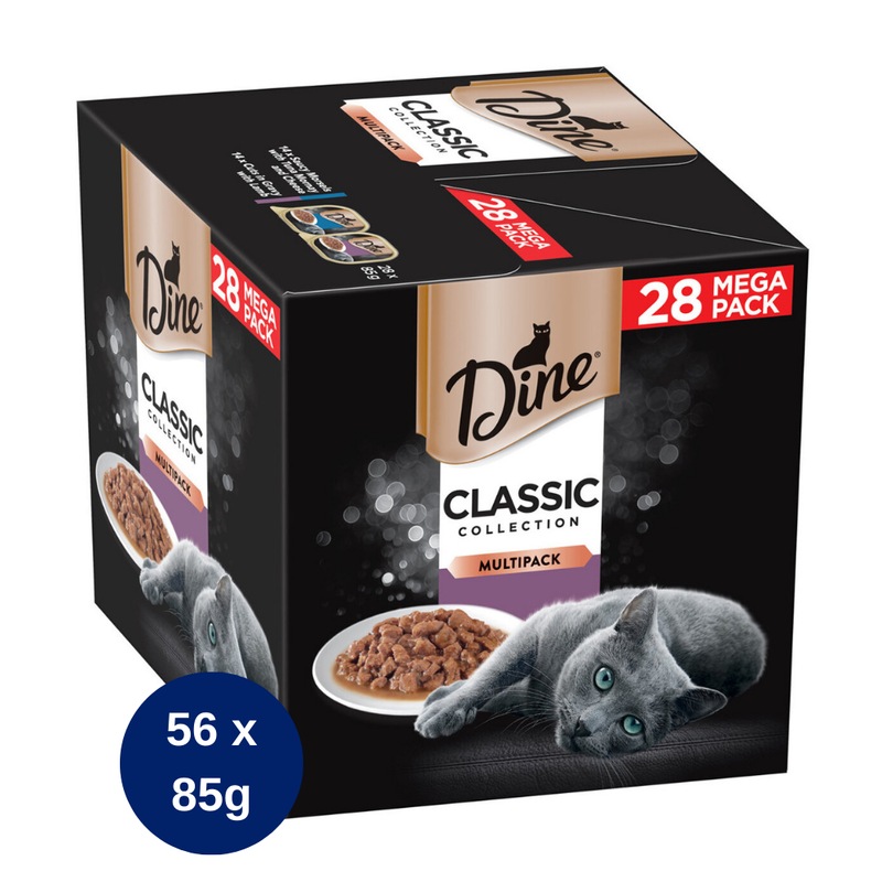 Buy Dine Cat Food 56 Pack Classic Collection Bulk Pack 56 x 28g Tuna