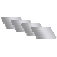 Garden Edging Fence Border Flexible Lawn Divider Panel Galvanised Steel 20pcs