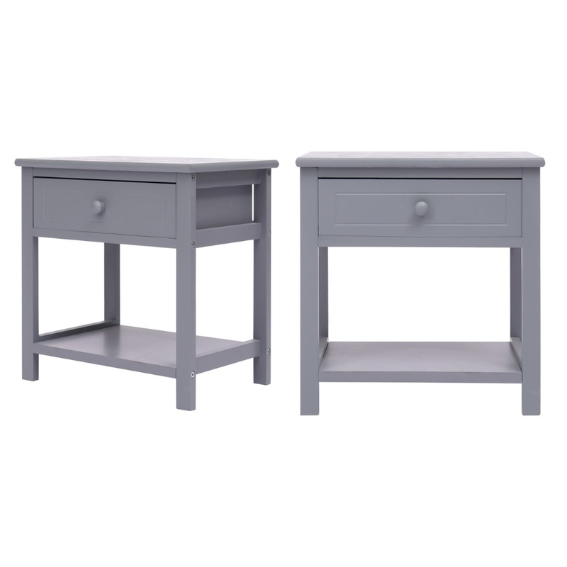 Buy Heritage Bedside Tables X2 Pce Nightstand Drawers Side Table With
