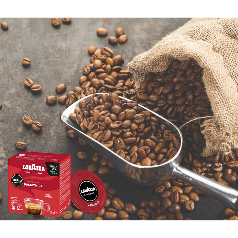 Buy Lavazza A Modo Mio Passionale Coffee Capsules Pack Of 96 Pods Intensity  11 - MyDeal