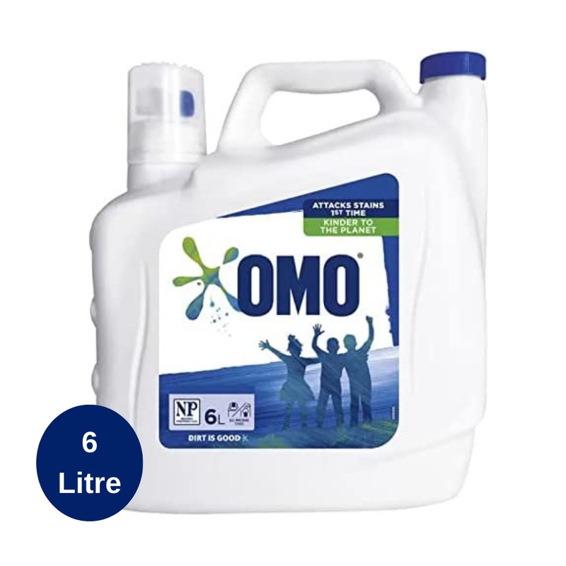 Buy OMO Active 6L Laundry Washing Liquid Detergent Stain Remover Septic