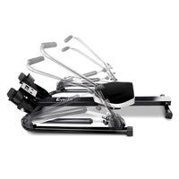 Rowing Exercise Machine Rower Hydraulic Resistance Fitness Gym Cardio LCD