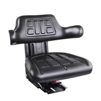 Suspension Tractor Seat Forklift Excavator Truck Universal Digger Chair 61x50x59