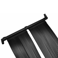 Swimming Pool Heater Panel Solar Powered Water Heating System Accessory Black