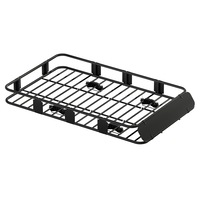 Universal Car Roof Rack Basket Luggage Vehicle Cargo Carrier Steel 160x99x16cm