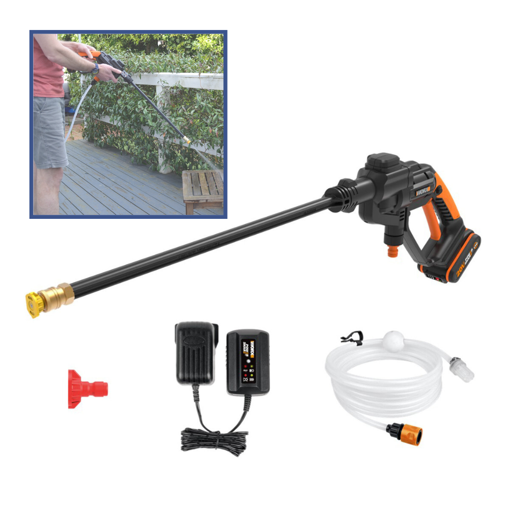 Worx power washer battery hot sale