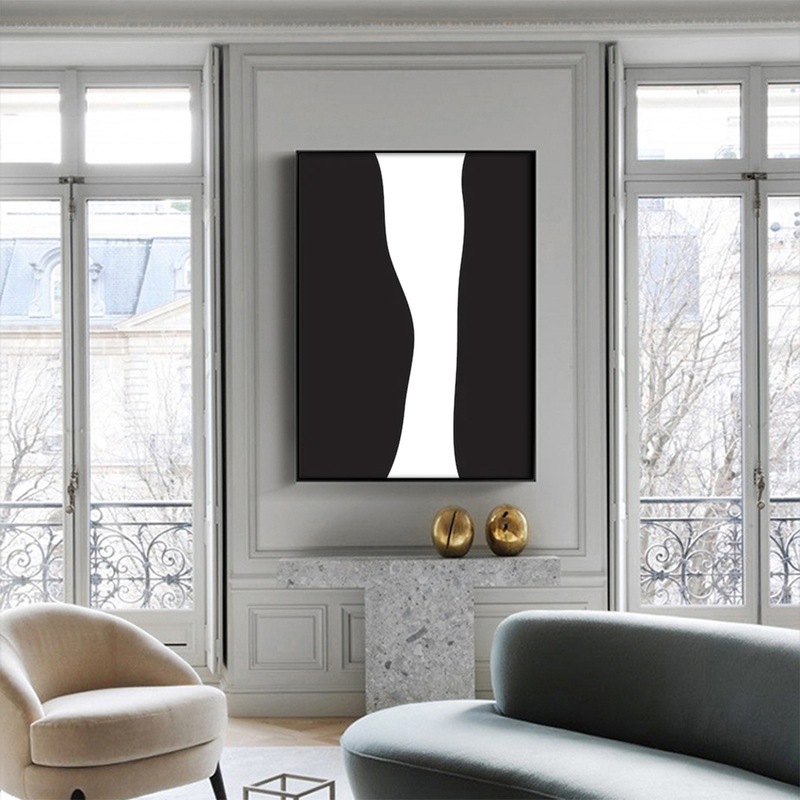 Buy Black and White Poster Wall Art MyDeal