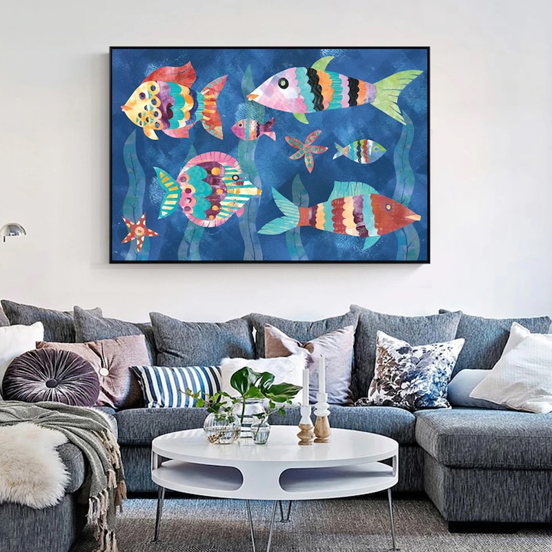 Buy Reef Fish Poster Wall Art - MyDeal