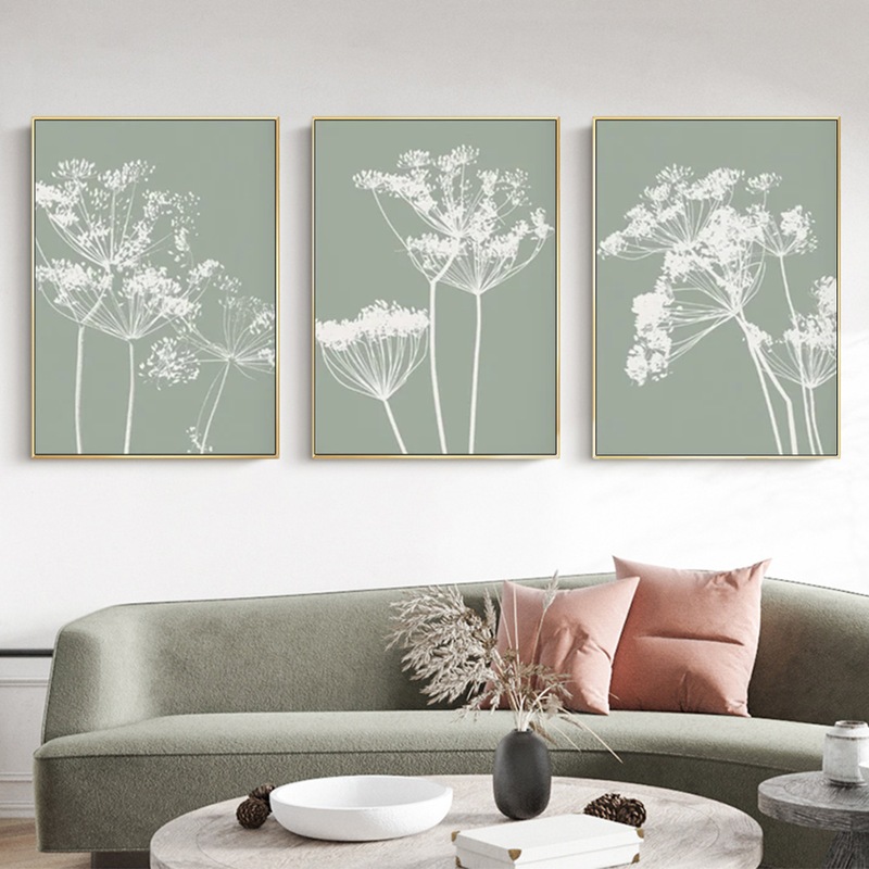 Buy Sage Green 3 sets Canvas Wall Art MyDeal