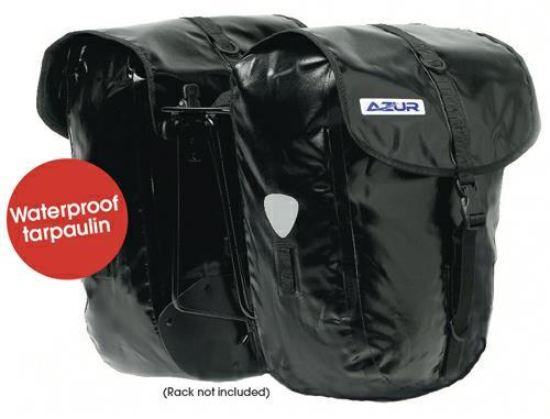 Azur 100% Waterproof Bike Bicycle Commuting Pannier Rear Bag Pair