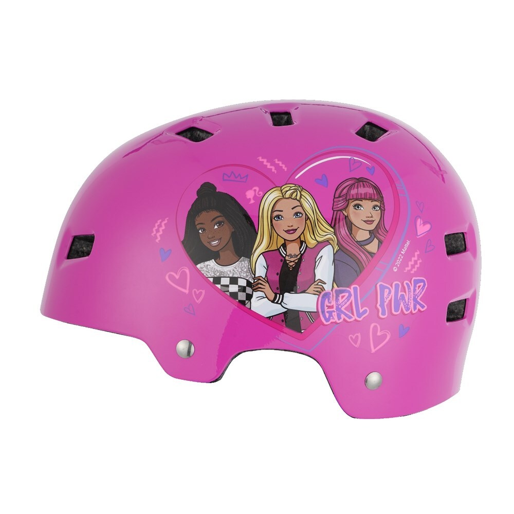 Buy Azur Barbie Girl Power Youth Kids Helmet Pink MyDeal