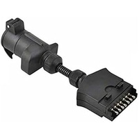 Trailer Adapter Plug 7 PIN Round Female to Flat Male Caravan, Boat Connector