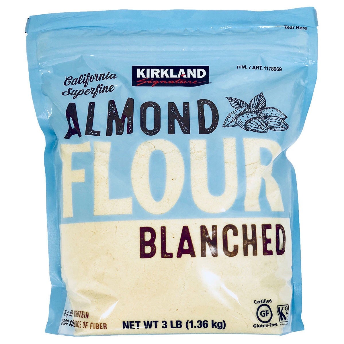 Kirkland Signature Almond Flour Blanched 1.36kg