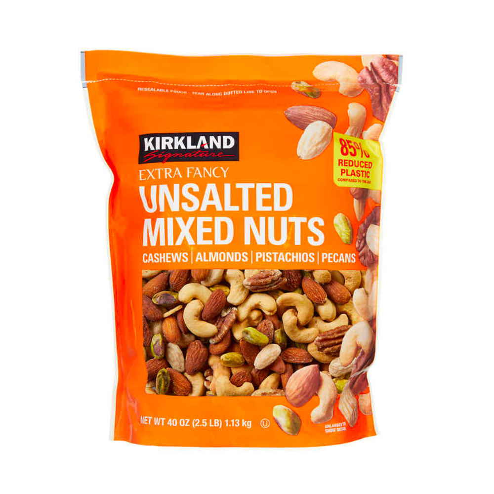 Kirkland Signature Unsalted Mixed Nuts 1.13kg