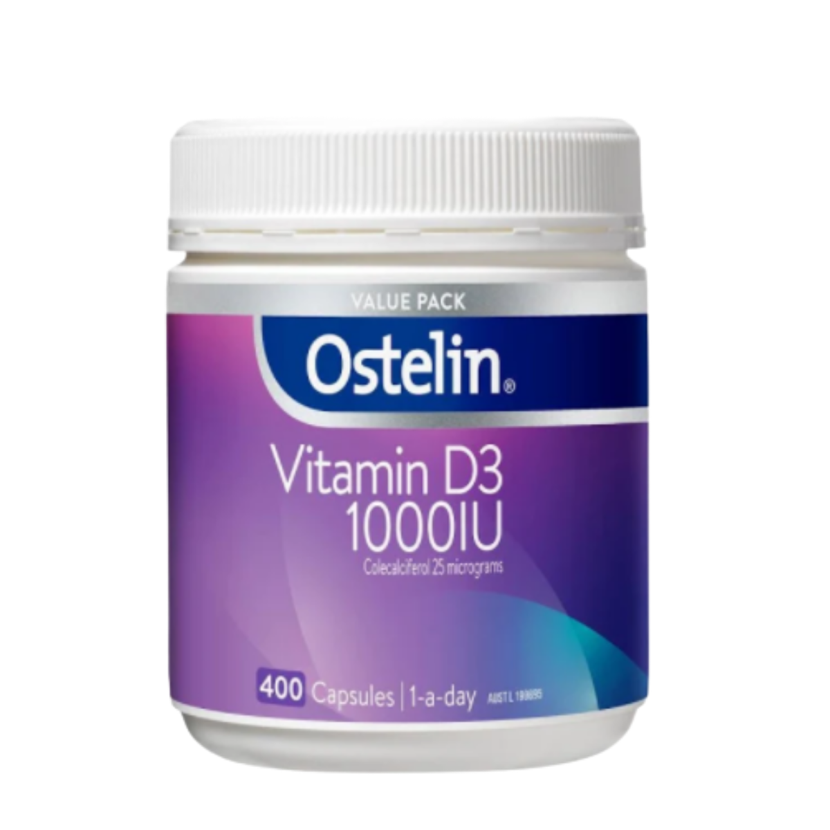 Ostelin Vitamin D3 1000IU Vitamin D 400 Capsules Value Size