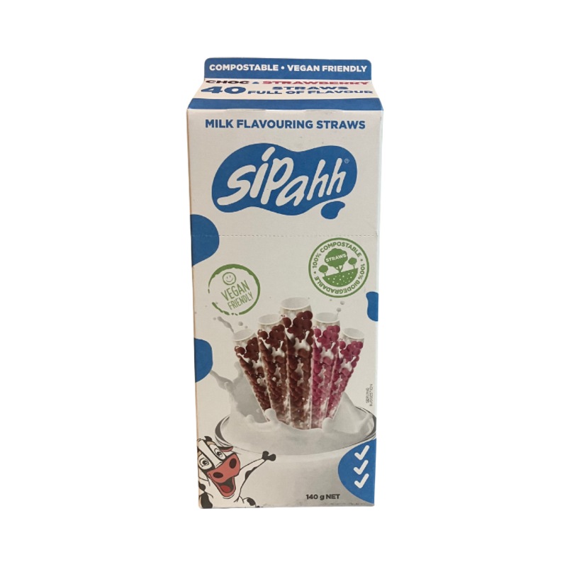 Buy Sipahh Milk Flavouring Straws Multipack 40 straws 140g MyDeal