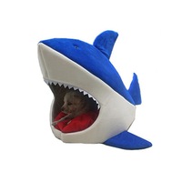 Shark Style Soft Plush Dog House