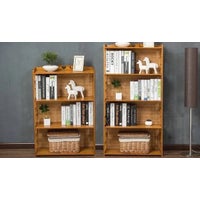 Buy Bamboo Antique Style Cabinet Book Shelf Bookcase Storage Choice ...