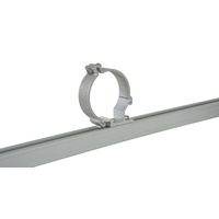 Rhino Rack Conduit 150mm Pipe Clamp Bracket (Pair) For Square Bars - BC2-150 -