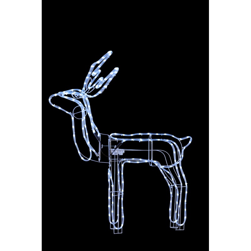 Buy Outdoor Christmas Lights 120cm Standing Reindeer with Movement