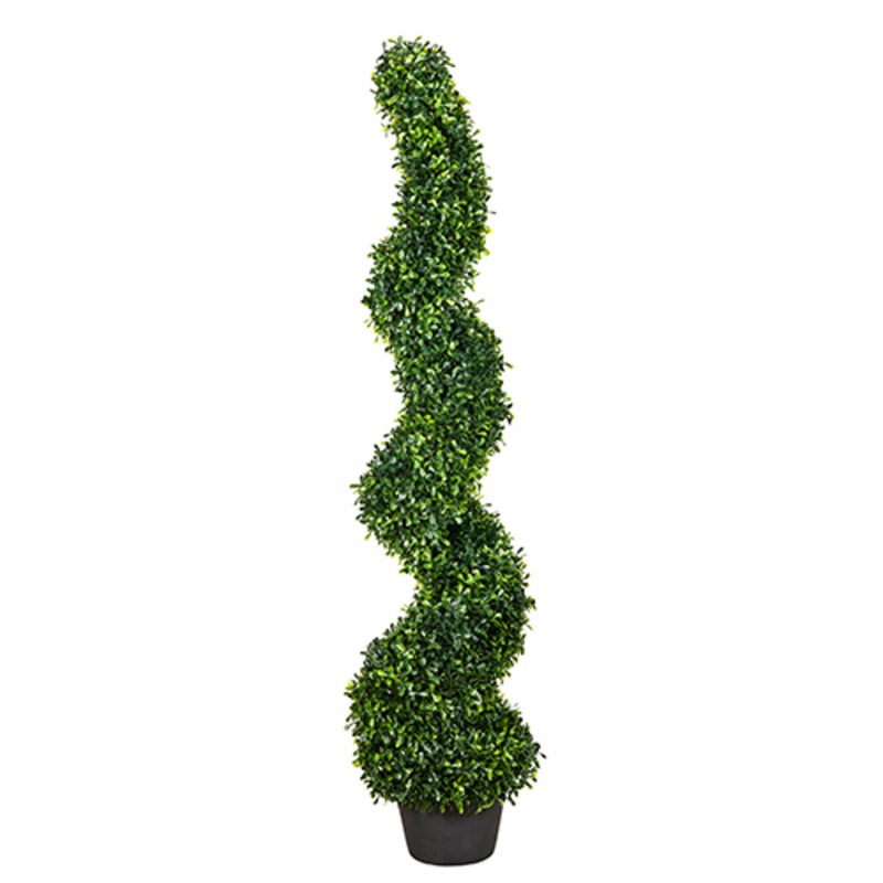 Buy Topiary Tree Potted Spiral Topiary, 90cm MyDeal