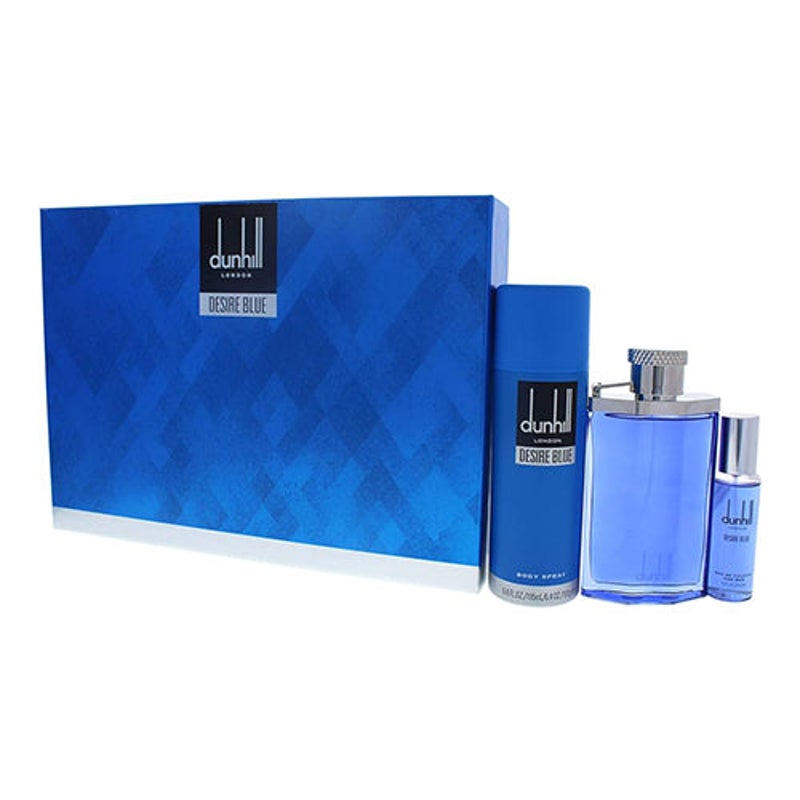 Buy Dunhill Desire Blue 3Pc Gift Set for Men by Alfred Dunhill - MyDeal