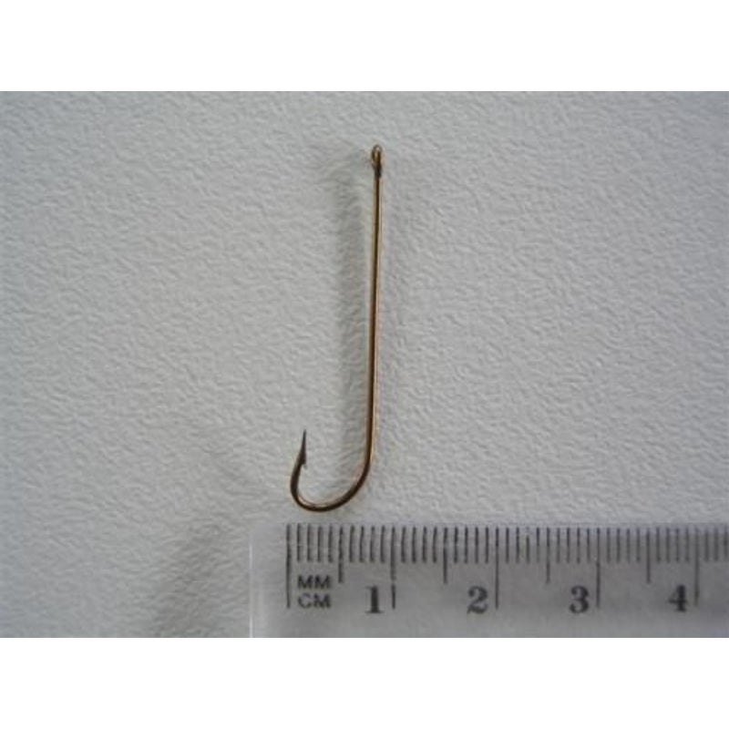 Mustad Wide Gap Hook 50-Pack, Bronze, 8