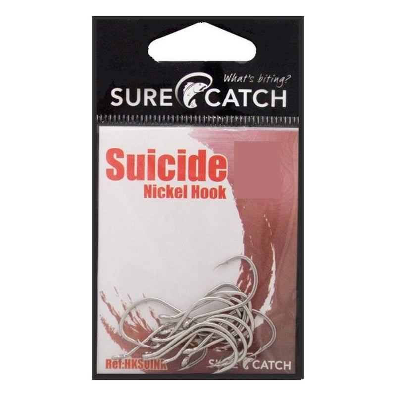 Buy 1 Packet of Surecatch Suicide Nickel Fishing Hooks - MyDeal