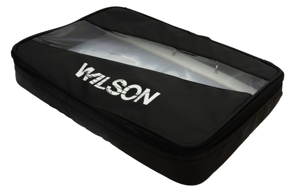 1 x Wilson Fishing Lure Wallet - Soft Plastics Wallet-Large or Small-Choose Size