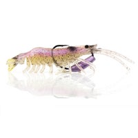 6 Pack of 60mm Chasebait Curly Prawn Soft Body Scented Fishing Lures