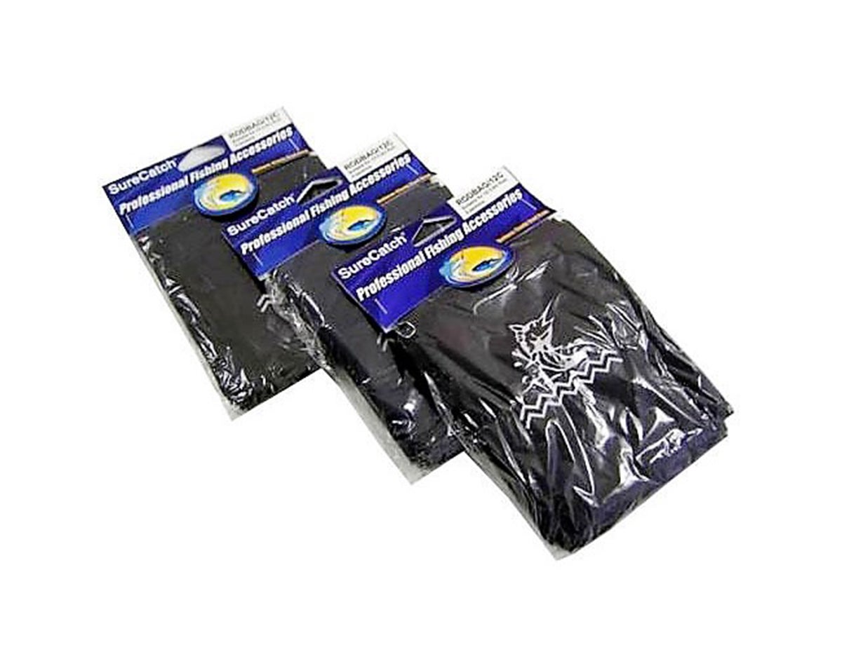 3 X 1970mm Deluxe Fishing Rod Bags to Suit 2 Piece 12ft Rods