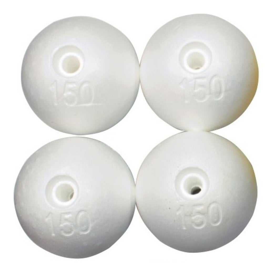 4 x 6 Inch Poly Floats - Ideal for Crab Pots and Crab Traps - Crabbing Floats