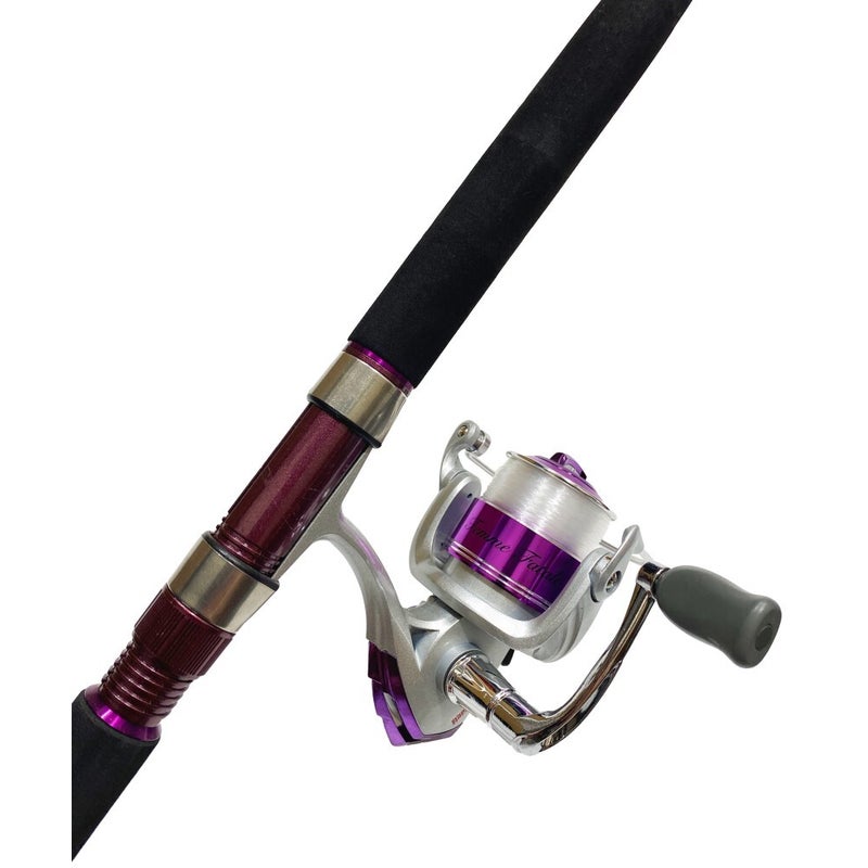 Buy 6'6 Rapala Femme Fatale 3-5kg Purple Fishing Rod & Reel Combo