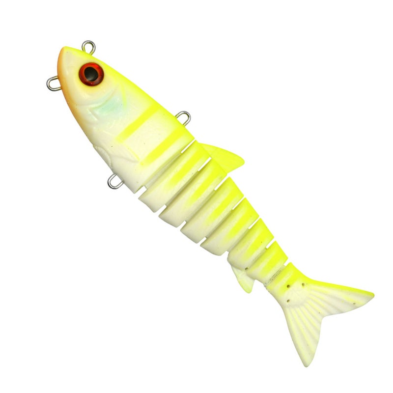 Buy 8 Inch Zerek Live Swimbait Soft Plastic Fishing Lure-Rigged with  Quality Treble - MyDeal