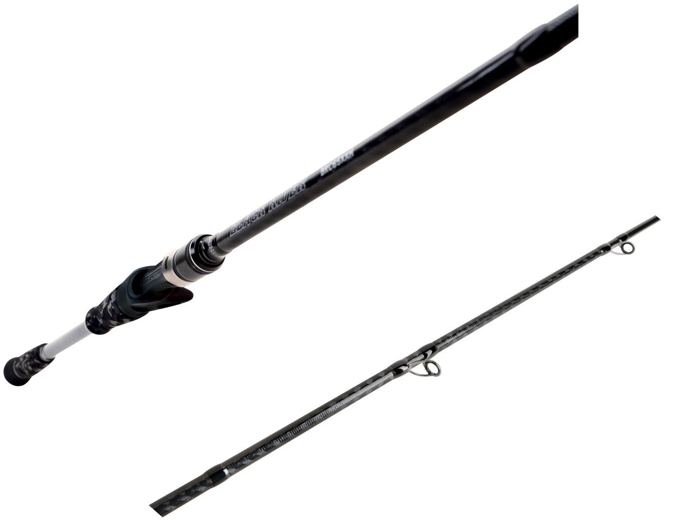 Bone Black River Hi-Modulus Graphite Baitcaster Fishing Rod