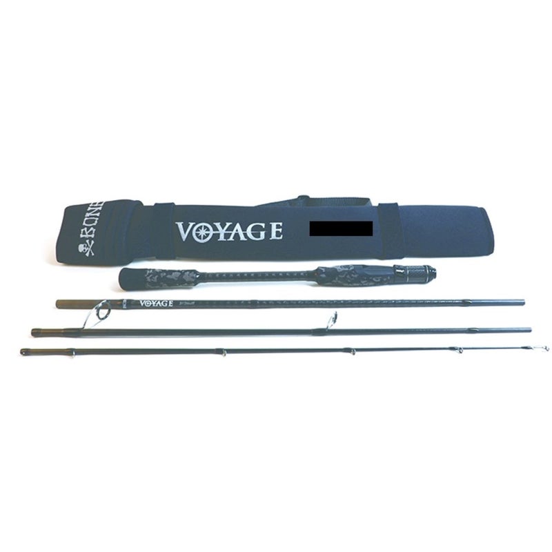 Buy Bone Voyage 4 Piece Baitcaster Travel Rod - High Modulus Carbon Fishing  Rod - MyDeal